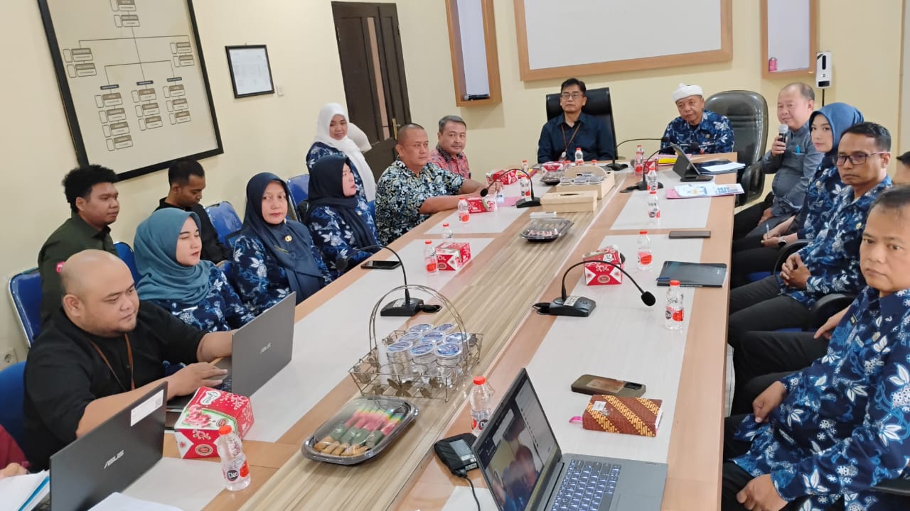 Rapat Koordinasi Pemutakhiran DTSEN Lintas Sektor Kabupaten kota di Provinsi Jawa Barat