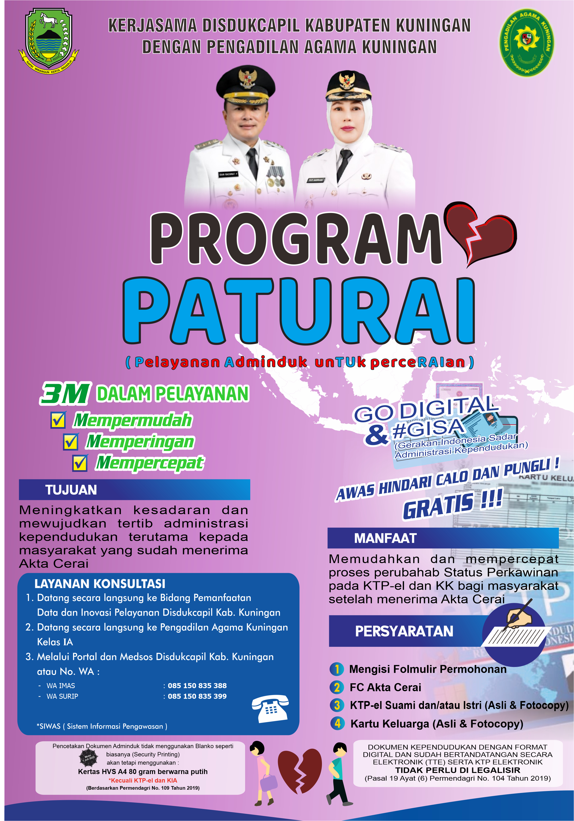 PATURAI (Pelayanan Adminduk unTUk perceRAIan)